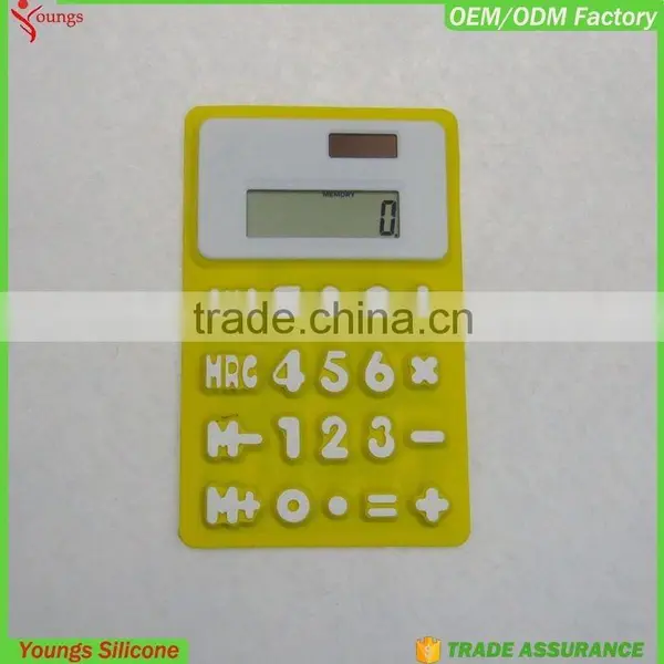 2016 Hot Sale 8 Digits Silicone Solar Powered Calculator photo-3