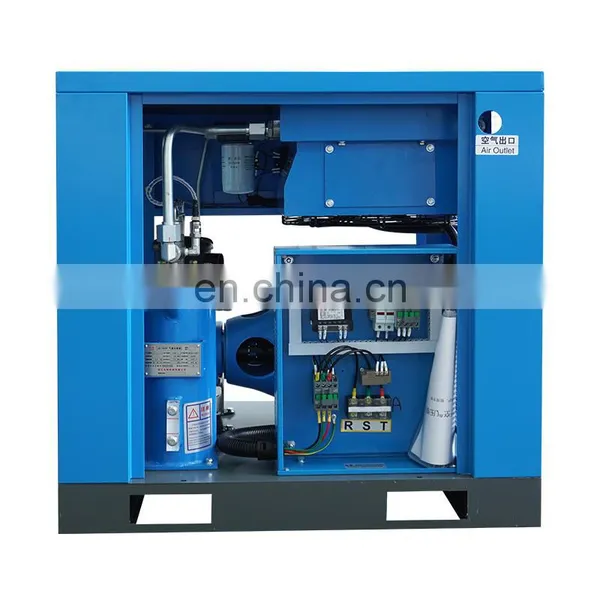 Hot Sales Compressed Screw With Dryer 15kw 22kw Screw Air Compressor Air Storage Tank photo-3