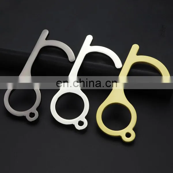 Keep Hand Free Smart Clean Key Brass no Touch Free Touch Door Opener Tool photo-2