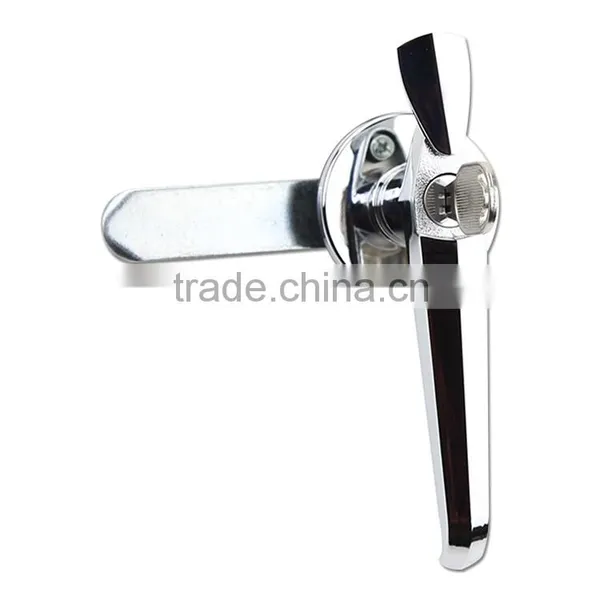 CE RoHS 2015 FEILEI MS306-2 Electrica Factory Zinc Alloy Waterproof / Dustproof Cabinet/gate L Handle Lock With Cover photo-2