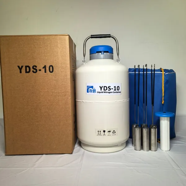 YDS-10-80 Small Semens Storage Liquid Nitrogen Container photo-2