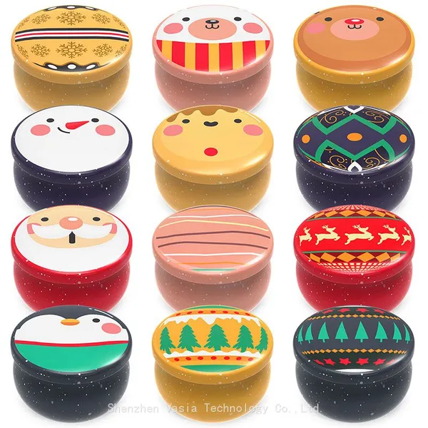 Factory Direct Christmas Soy Candles With Aromatherapy Scent - Wholesale Prices, Custom Processing Supported, 12 - Piece Gift Box photo-3
