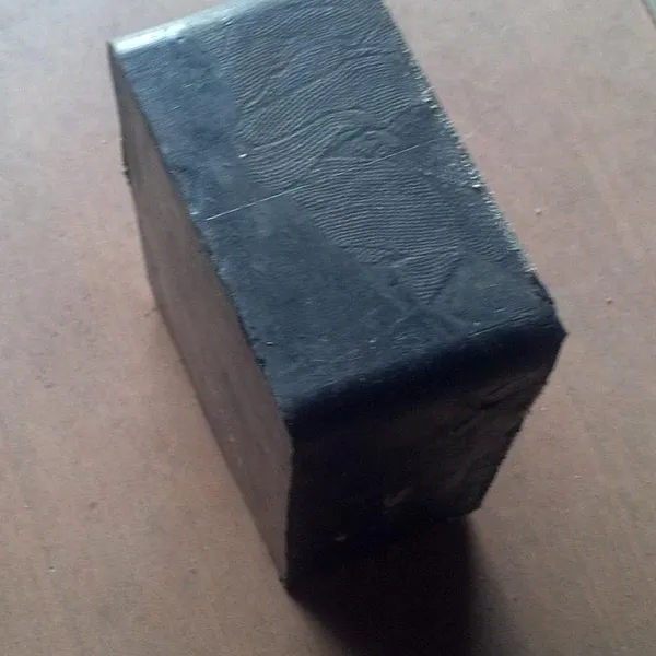 Rubber block with fabric layer 200mmx140mmx80mm, high-strength shock-absorbing and buffering anti-collision rubber pad 140x95x6050 price: $45
