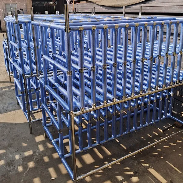 Workpiece Turnover Rack With Rubber-Coated Grips for Welding Stations