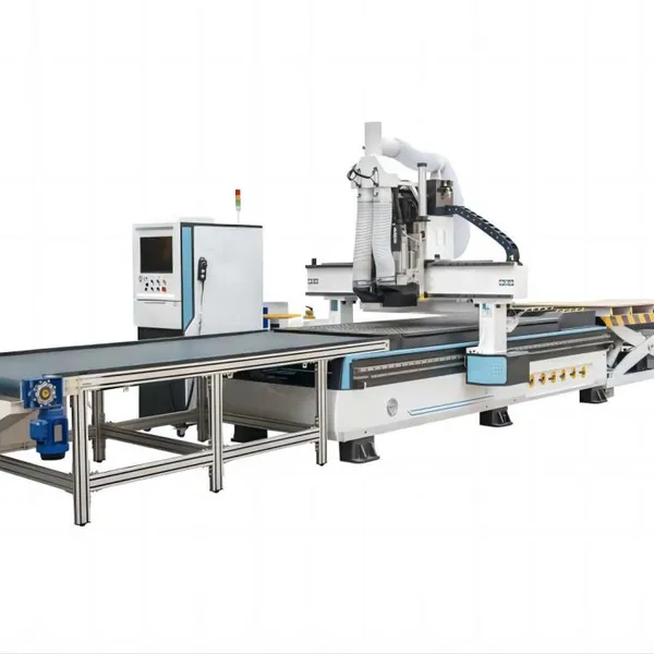 1325 1530 2030 ATC Wood CNC Router with Loading and Unloading Table | Auto Nesting CNC Machine