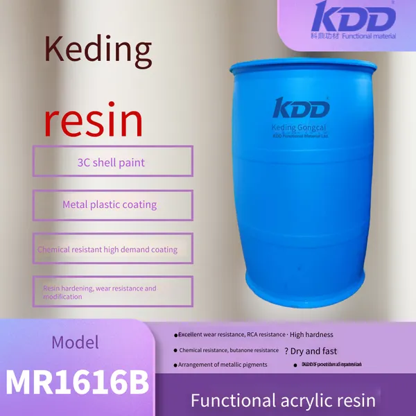 KDD Resin MR1616B High Hardness and Chemical Resistance 2K Coating of Hydroxy Acrylic Resin Suitable for 3C Plastic Paint Coating