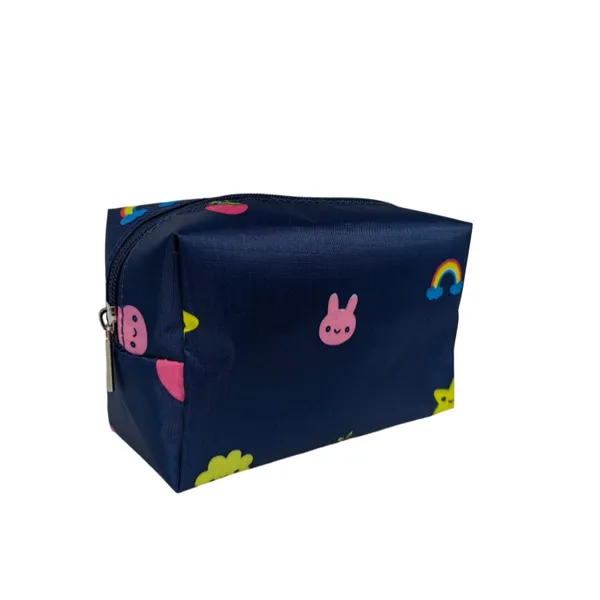 Rectangular Cosmetic Bag, Waterproof Zipper Makeup Pouch, Portable Travel Storage Organizer for Toiletries photo-2