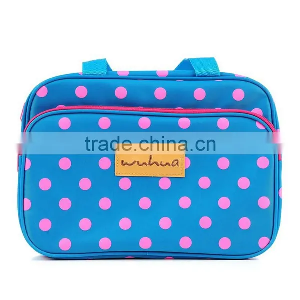 Stock Wholesale Baby Diaper Bag Outdoor Stroller Travel Dot Nylon Mommy Cheap Designer Handbags photo-4