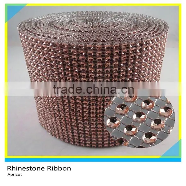 50 Rows 5 Yards Black Plastic Diamante Mesh Roll Loose Rhinestone Wrap photo-3