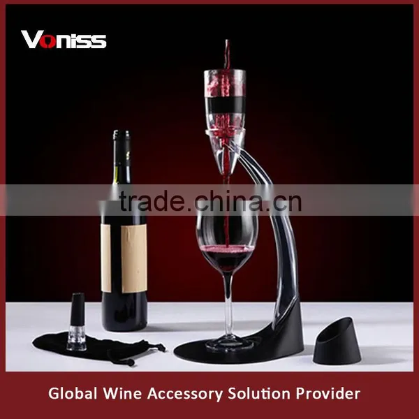 Acrylic Wine Aerator Set Magic Decanter Fountain Red Wine Aerator Set Wine Decanter Wine Chill Aerator Set