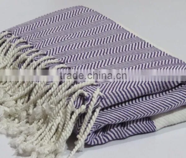 Hammam Turkish Moroccan Fouta Towel Peshtemal Soft Beach Pareo Cotton Towels photo-4