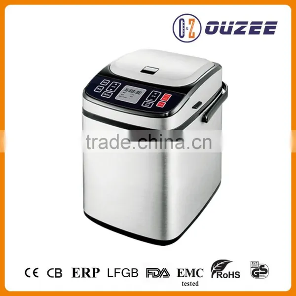 2016 New Stainless Steel Automatic 1.5LB bread crumb machine(with nut and yeast dispenser)