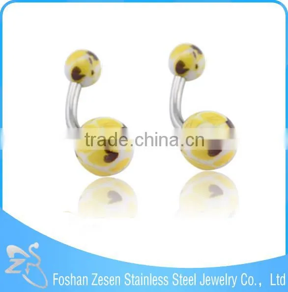 Body Jewelry Type Dark Lot Leaf Belly Ring Piercing Belly Button photo-2