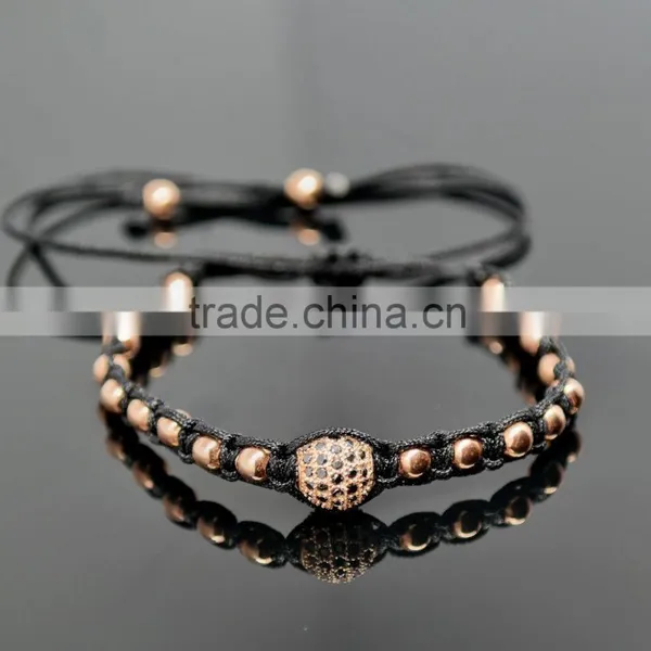 2016 SALE Latest Fashion Beaded Rope Bracelets,stainless Steel Beads Design Bracelet Jewelry photo-3