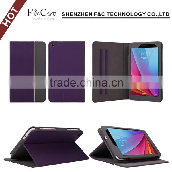 Hand Made Foldable Stand Faux Leather Case for Huawei MediaPad T1 7.0 photo-2