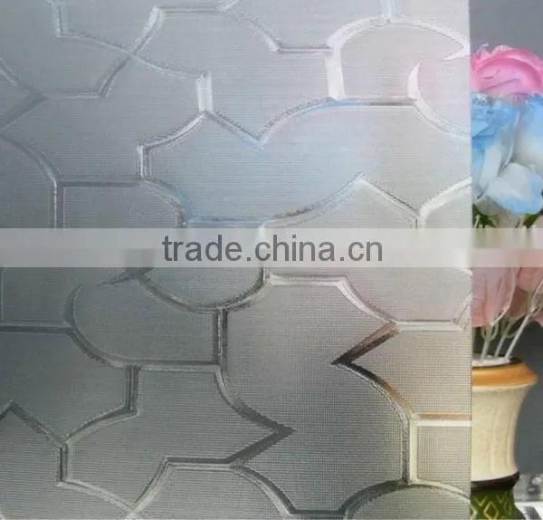 4-6mm Pattern Glass/clear Pattern Glass/doors Decorative Glass/window Building Glass photo-4