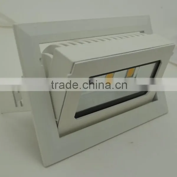 KWT LED Shop Lighting Adjustable COB LED Rectangular Downlight 30w/45w photo-6