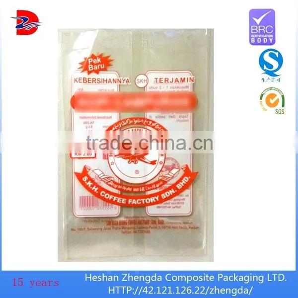 Opp Plastic Bread Food Packing Lap Seal Center Bag Printing