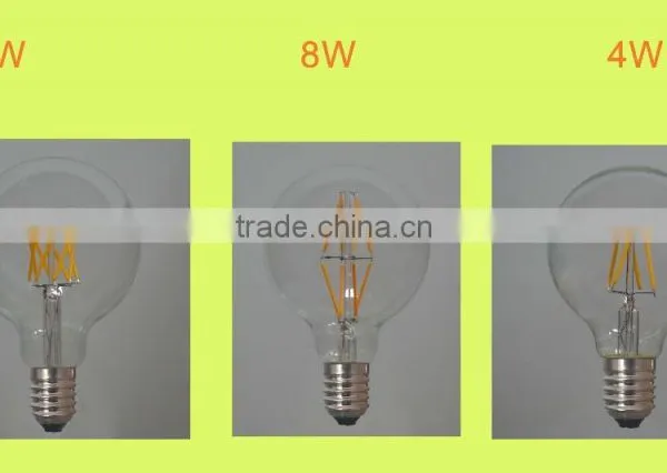 Dimmable 2W 4W 8W E14 E27 B22 Filament LED Bulb photo-5
