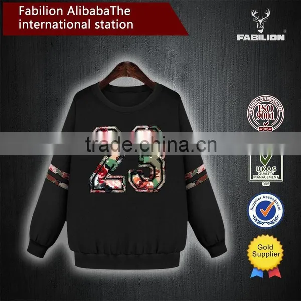 With SGS Certification Brand Winter New Style Number Embroidered Long Sleeved Woman Wear photo-2