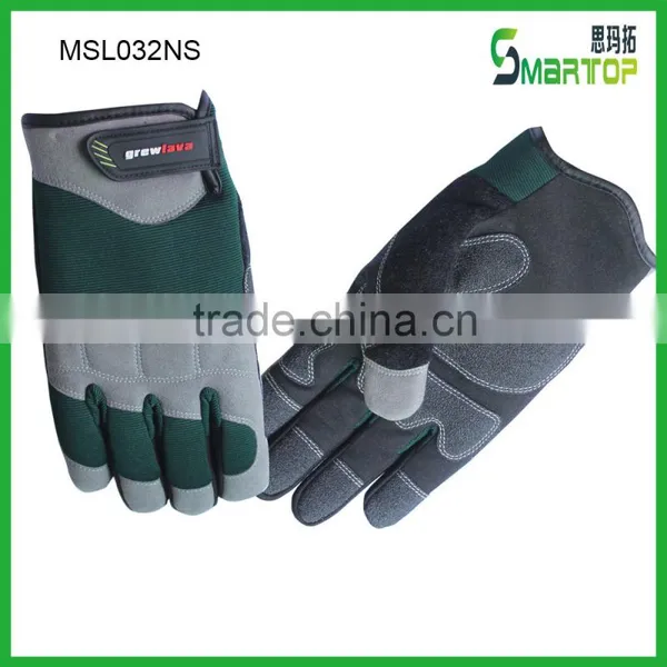Winter Synthetic Leather Synthetic Leather Glove Coat photo-3
