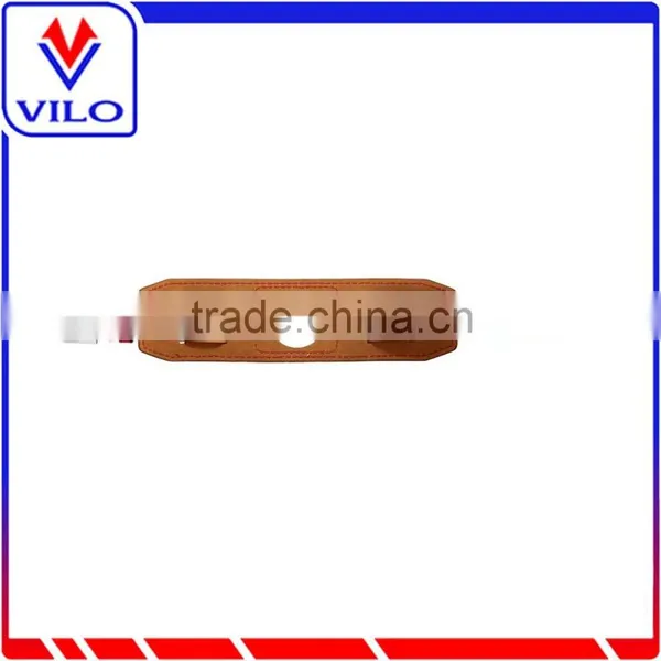 Genuine Leather Cuff Bracelet Smart Watch Band Replacement With Adapter Metal Clasp for Apple Watch IWatch All Models photo-5