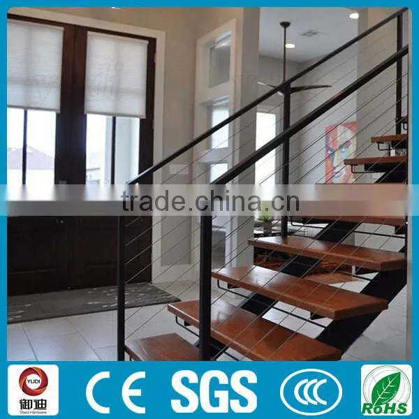 Modren Decorative Interior Used Metal Wooden Staircase photo-5