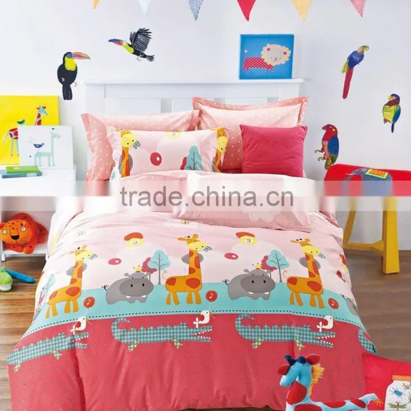 100% Cotton Fabric Pigment Print New Design Kids Duvet Cover Sets photo-2