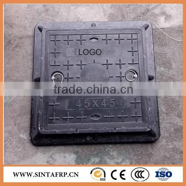 Fiber Glass Manhole Cover,FRP Rain Grating,frp Round Manhole Cover photo-4
