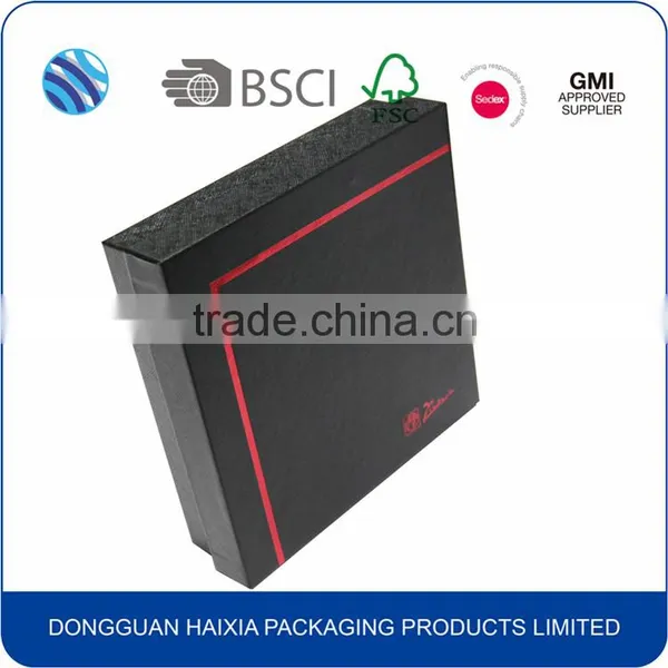 High Quality Competitive Price Custom Black Paper Gift Pen Box photo-5