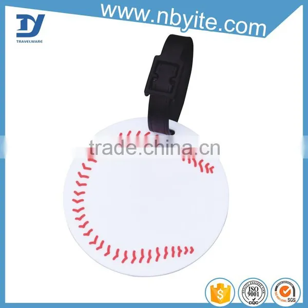 Hot Sale Round Shape id Card Holder Basketball Luggage Tag photo-5