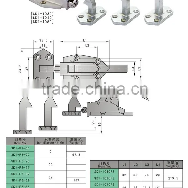 SK1-1060 Cold Room Door Handle Refrigerator Handle Supplier's Choice photo-4