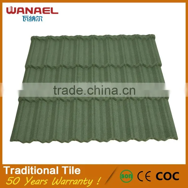 Wanael Best Price Anti-aging Roofing Fish Scale Metal Roof Tile