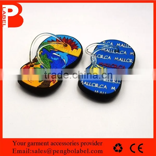 Raised Print Label 3d Colorful Pvc Mini Shoes Patches photo-3