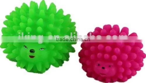 Hot Selling Lovely Rubber Pet Toy : Rubber Hedgehog photo-3