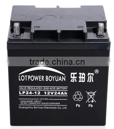 Guangzhou Best Selling 12 Volt 24ah Deep Cycle Vrla Battery