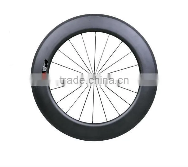 100% Hand Build Bicycle Wheels 700c Carbon Bike Wheels 700c 88mm Clincher, 700C 88mm Clincher Carbon Wheelset Road Bicycle photo-5