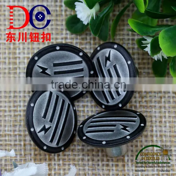 Lightning Cap Customized Button Silver Jeans Button for Denim Jeans photo-4
