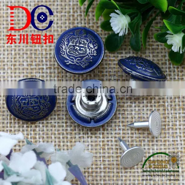 17mm Oeko Tex100 Wholesale Fashion Custom Metal Snap Button for Jacket photo-5