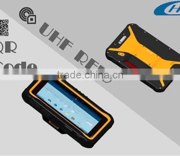 Batch Reading 7 inch 3G Rugged 2D Barcode QR Code UHF Android Tablet with RFID Reader