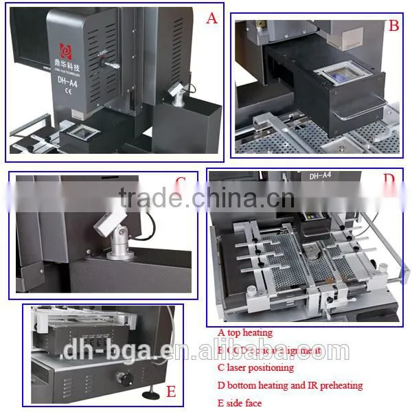 Dinghua DH-A4 Computer Printer Reballing Machine Auto Bga Rework Station With Optical Alignment System and Laser Positioning Quality Choice photo-6