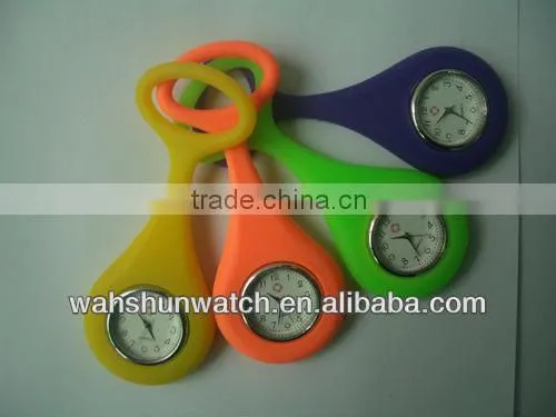 factory custom cheap silicone nurse watch for doctors