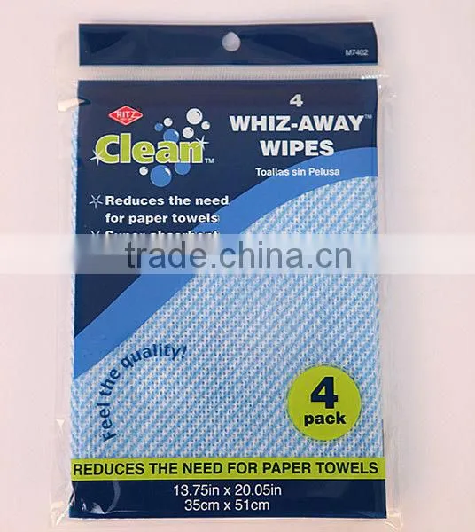 Polyester Viscose Fabric Blue Stripes