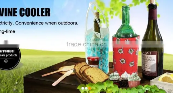 New Design Eco-Friendly Boat Stocked Wine Cooler Portable Electric Wine Cooler/PVC Wine Cooler Bag Most Popular photo-3
