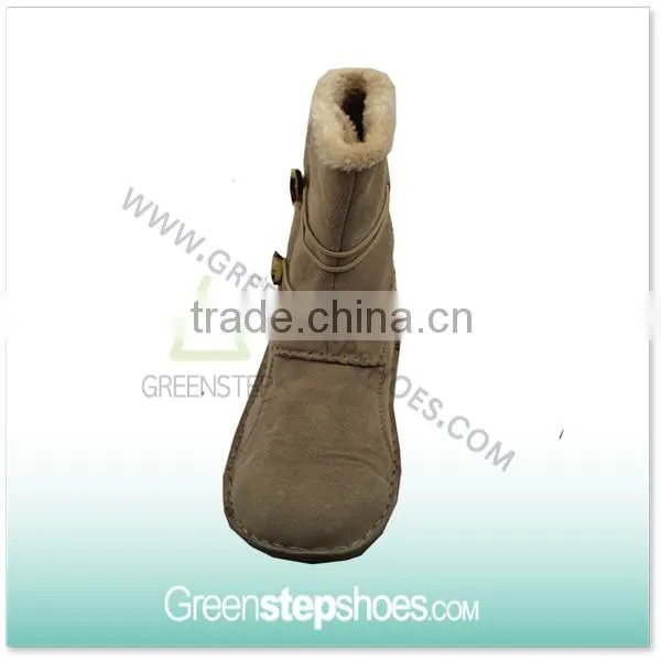 Suede Material Warming Snow Boots,Women Winter Boots photo-3