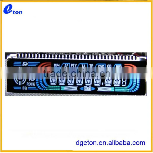 VATN Car Audio LCD Display With White Character