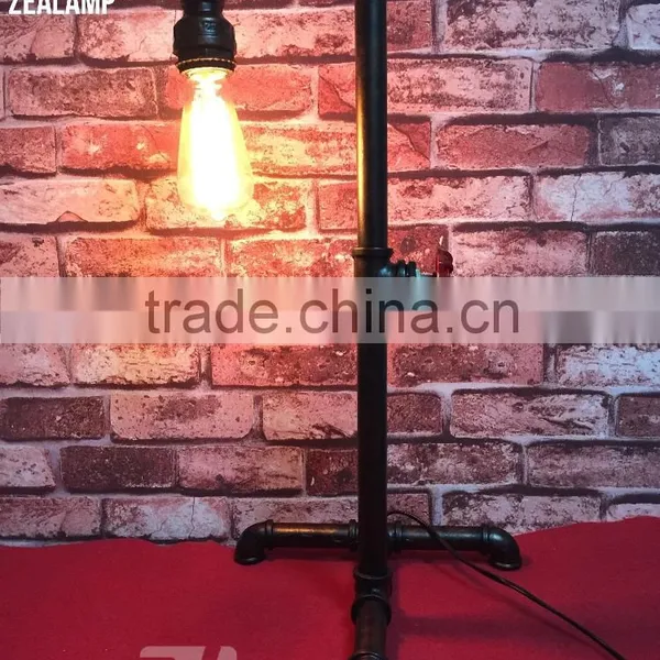 Industrial Style Pipe Lights Steampunk Pipe Table Lamp Edison Lamp