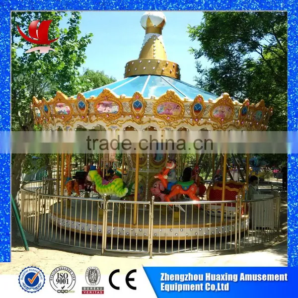 Factory Direct Sales Professional Modern Amusement Park Rides Luxury Carousel photo-6
