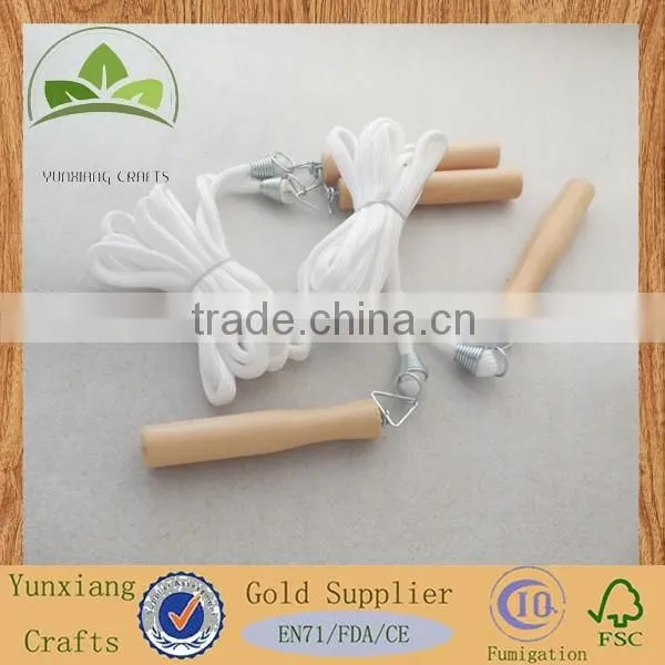Custom Wooden Handle for Jumping Rope , Wooden Cotton Rope Handle photo-3