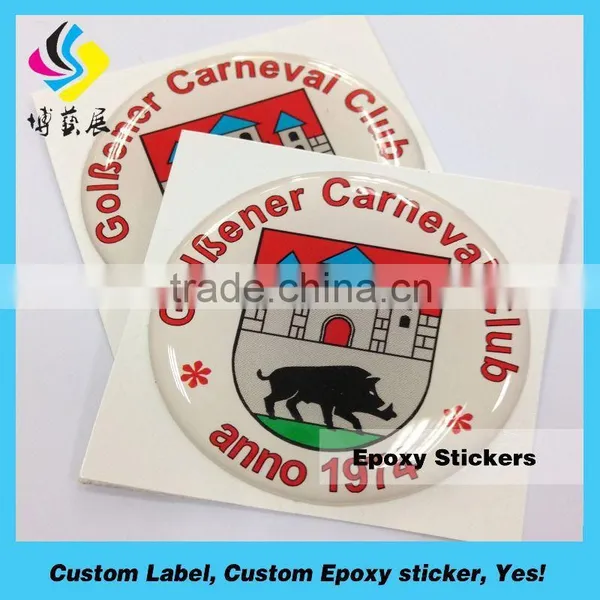 Drop Glue Logo, 3D Look Epoxy Resin Domed Labels and Crystal Stickers, Crystal Epoxy Label photo-2